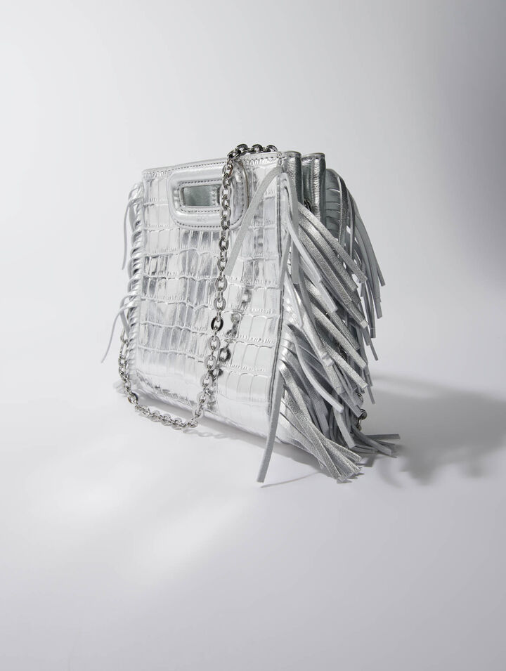 M Mini-Tasche aus Krokodilleder