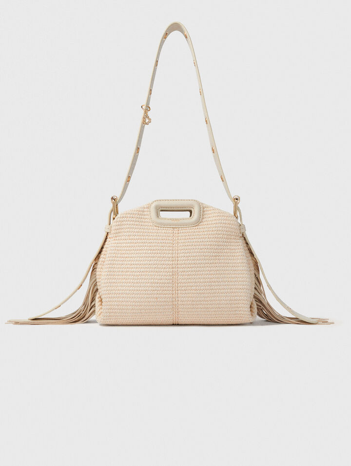 Mini M-Tasche mit Basteffekt